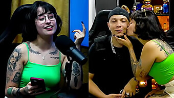 Kecantikan Latina Martina Oliveira Terangsang Oleh Zakar Besar Ruan Dalam Temu Bual Podcast