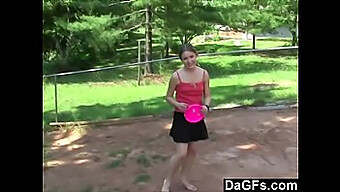 Small Tits And Outdoor Fun - Petite Blonde Dares To Bare