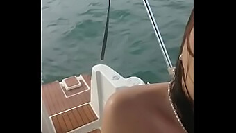 Sexy Couple Gets It On Aboard A Yacht